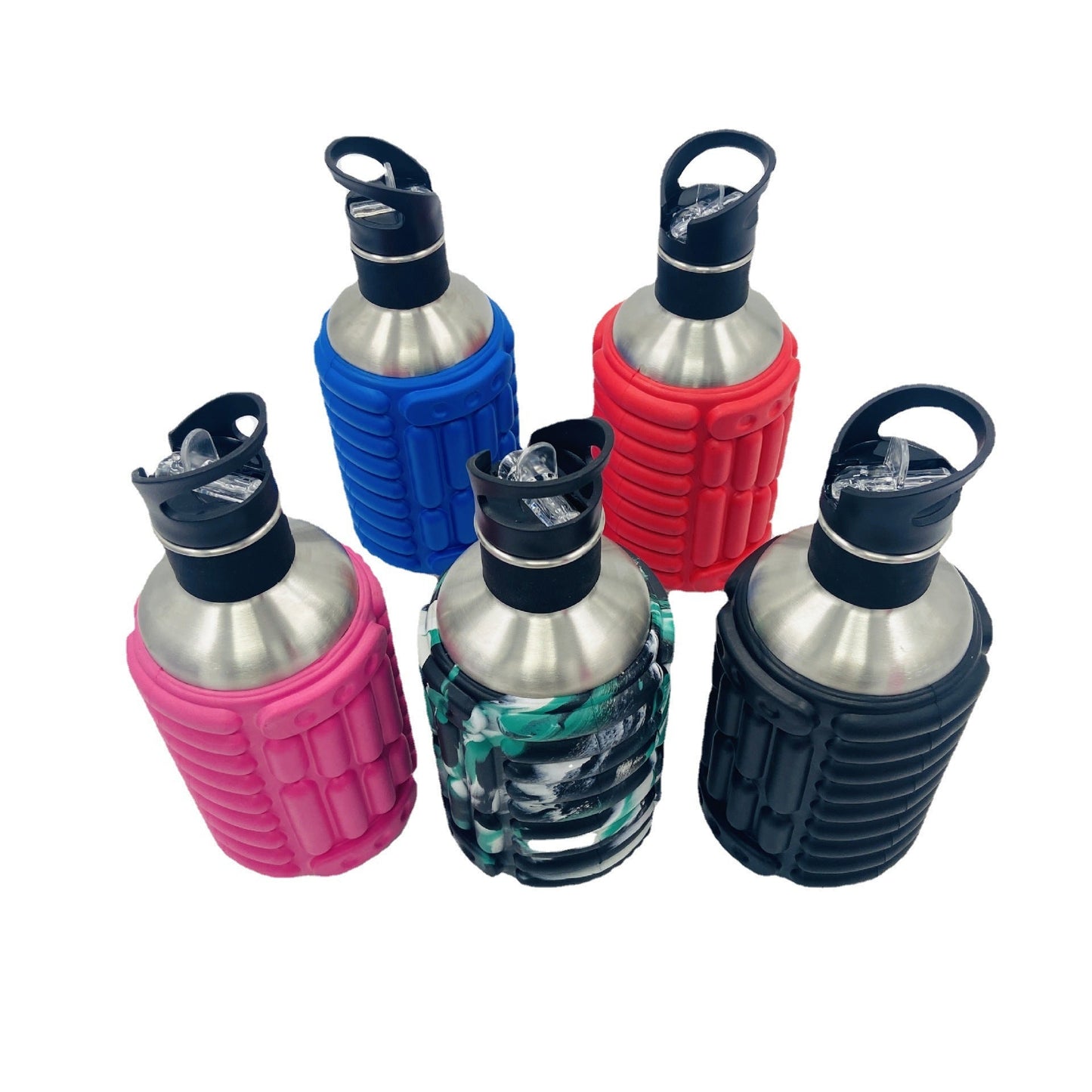 Yoga Water Bottle, Massage Sports Water Bottle